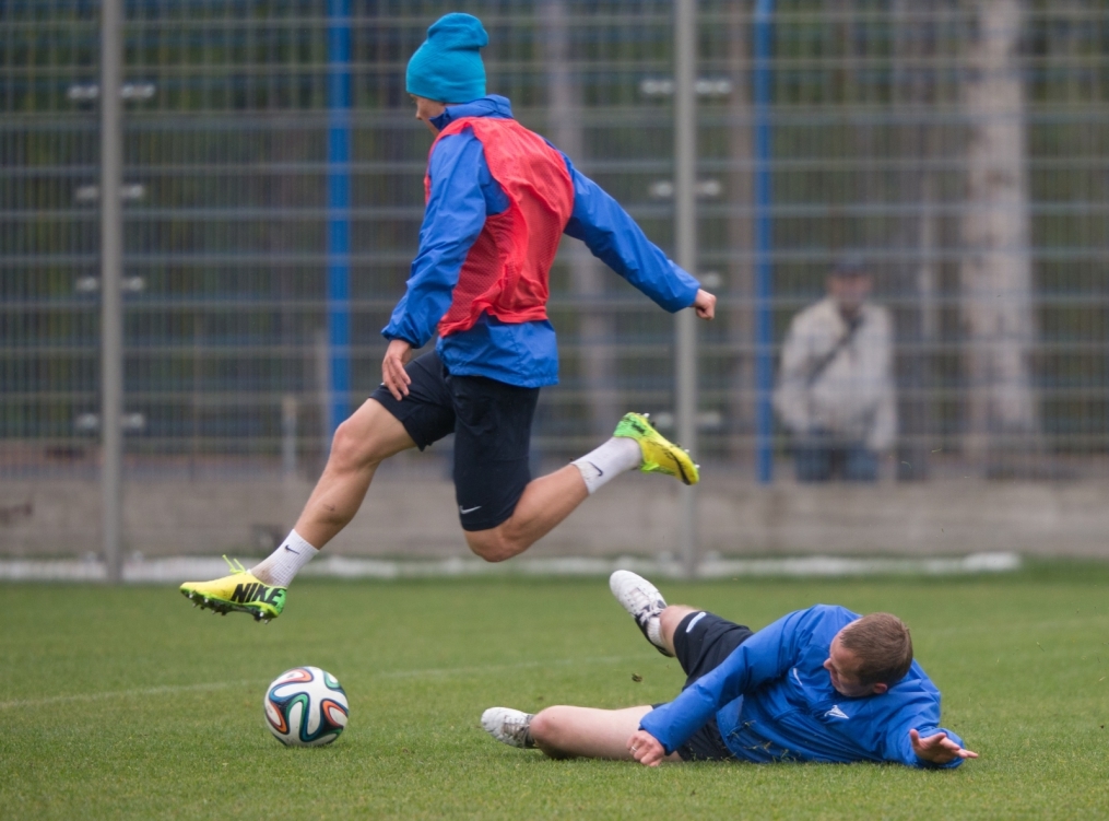 Открытая тренировка «Зенита» перед матчем с «Динамо»