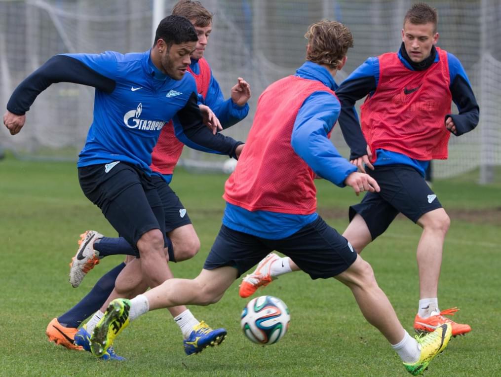 Открытая тренировка «Зенита» перед матчем с «Динамо»