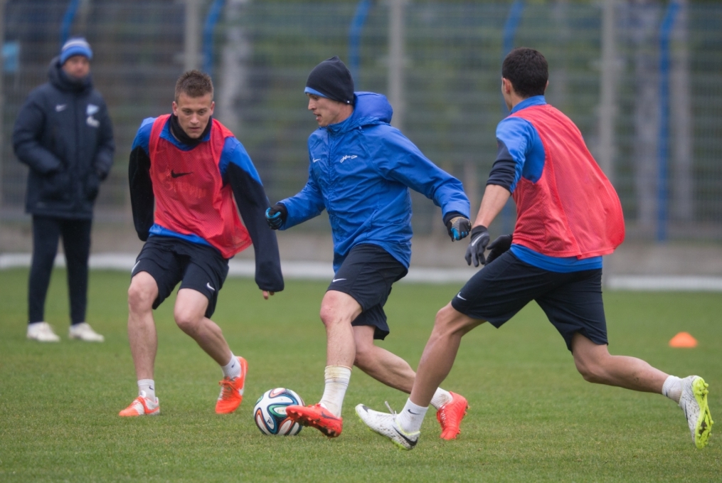 Открытая тренировка «Зенита» перед матчем с «Динамо»