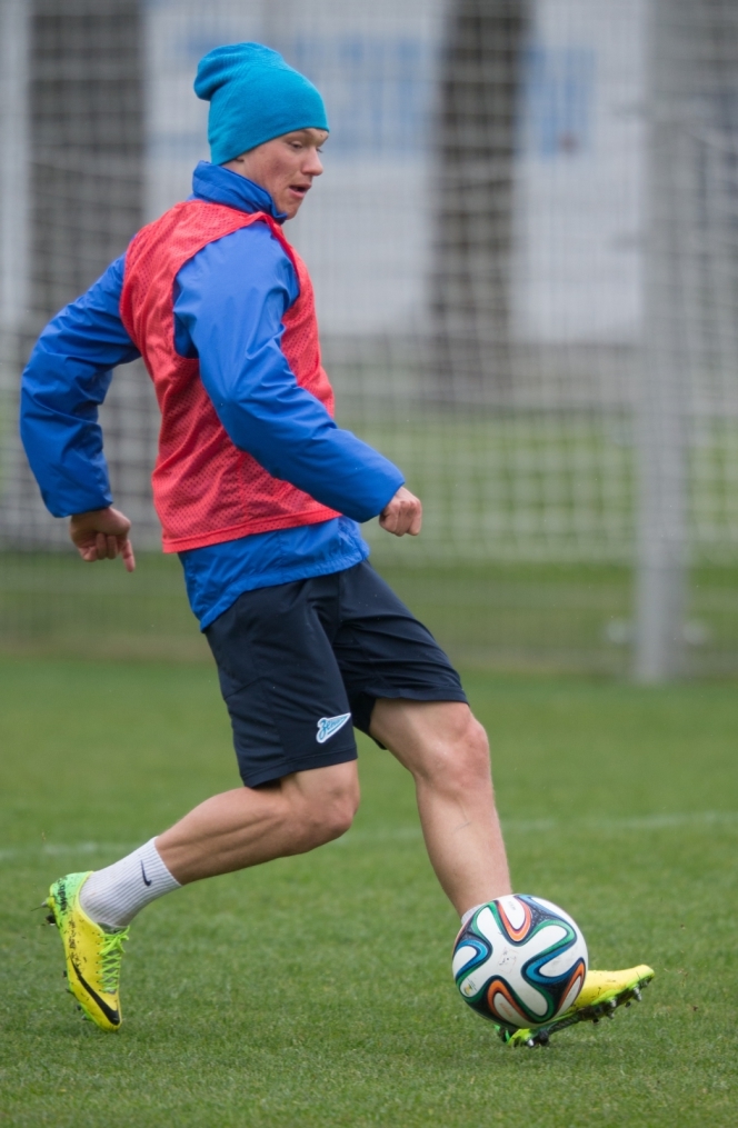 Открытая тренировка «Зенита» перед матчем с «Динамо»