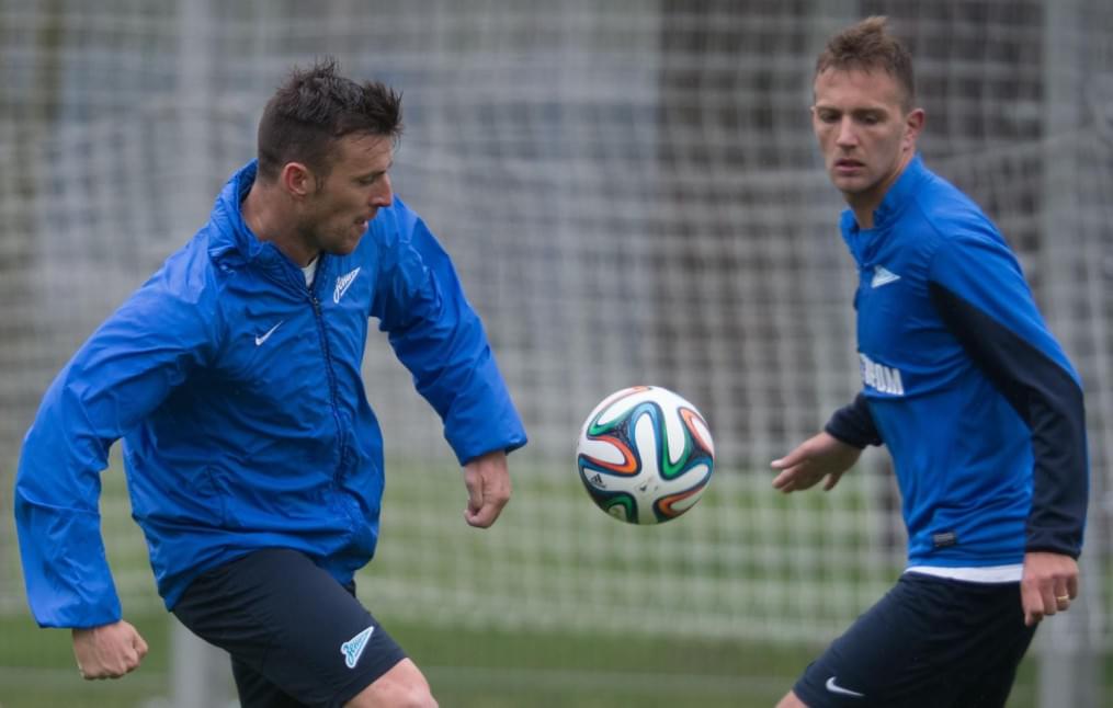 Открытая тренировка «Зенита» перед матчем с «Динамо»