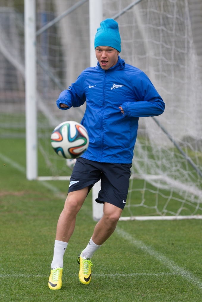 Открытая тренировка «Зенита» перед матчем с «Динамо»