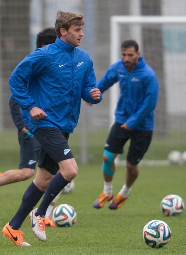 Открытая тренировка «Зенита» перед матчем с «Динамо»