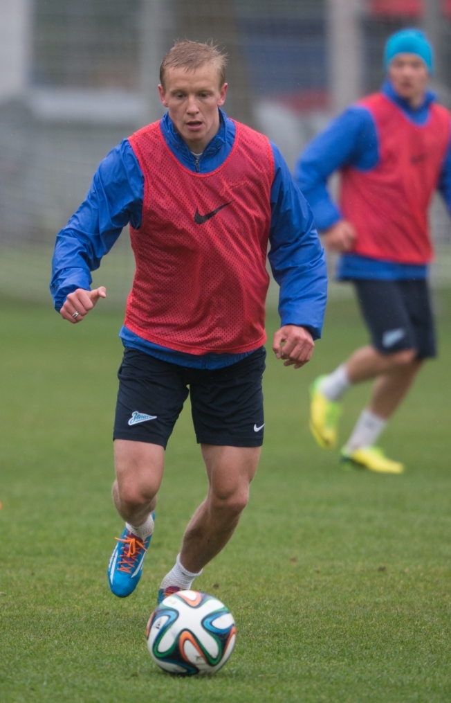 Открытая тренировка «Зенита» перед матчем с «Динамо»
