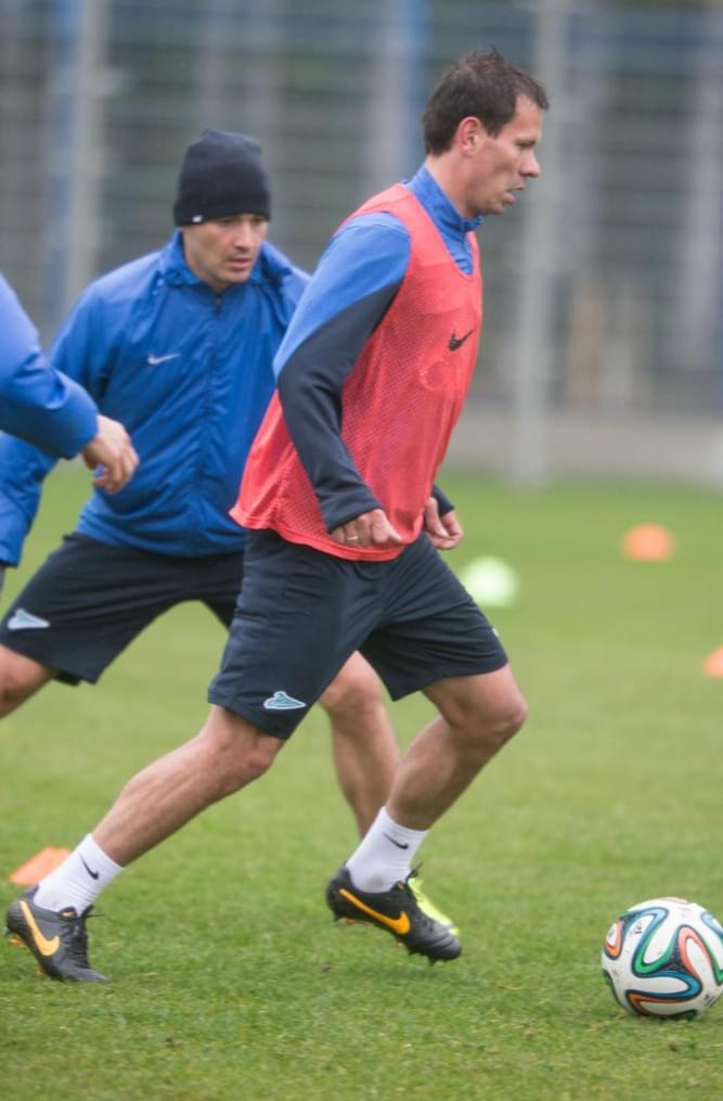 Открытая тренировка «Зенита» перед матчем с «Динамо»