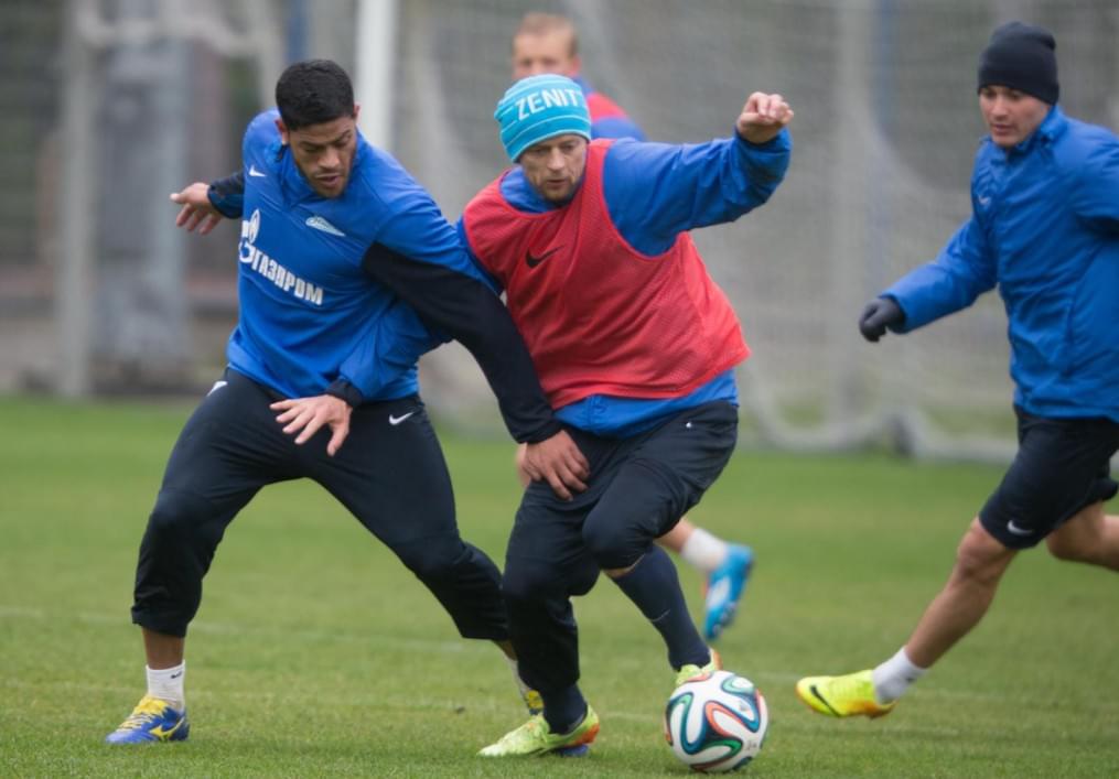 Открытая тренировка «Зенита» перед матчем с «Динамо»