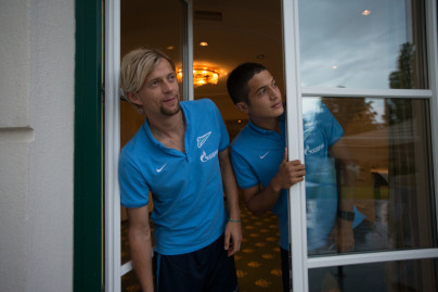 Второй летний учебно-тренировочный сбор основного состава «Зенита» в Австрии. Первый день.