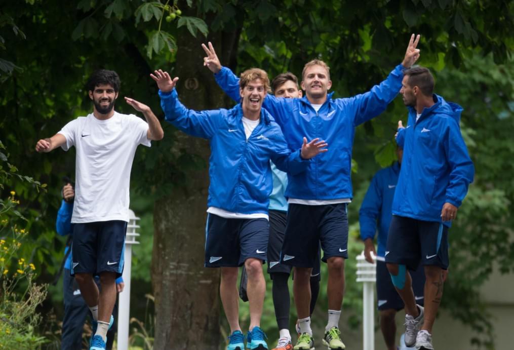 Сборы в Австрии: 15 июля, утренняя тренировка