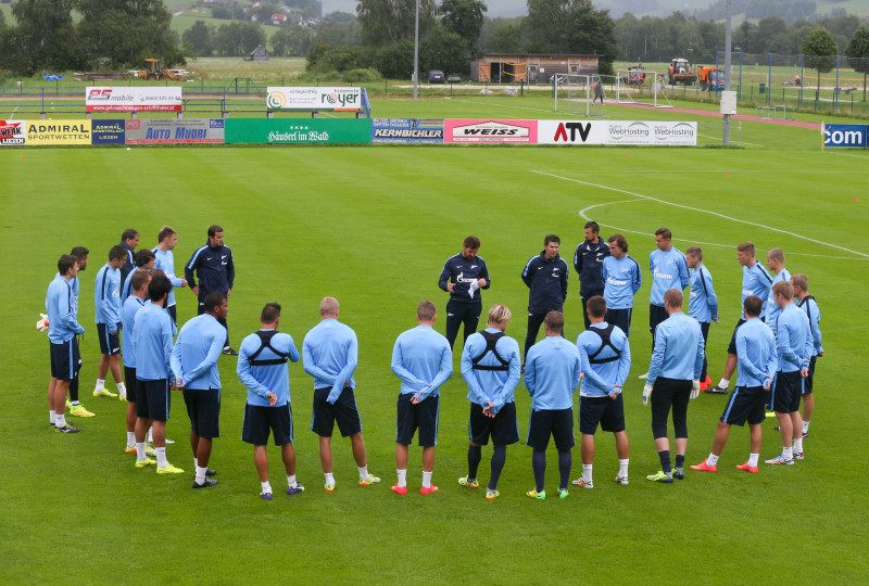 Сборы в Австрии: 15 июля, утренняя тренировка