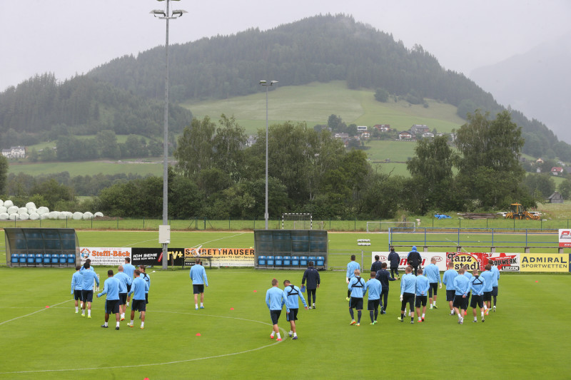 Сборы в Австрии: 15 июля, утренняя тренировка