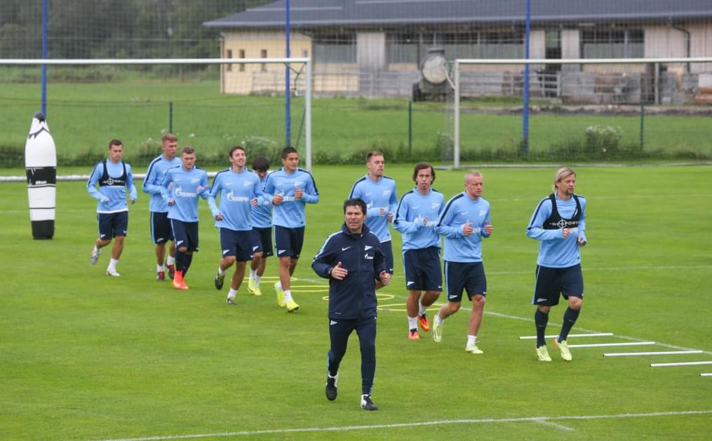 Сборы в Австрии: 15 июля, утренняя тренировка