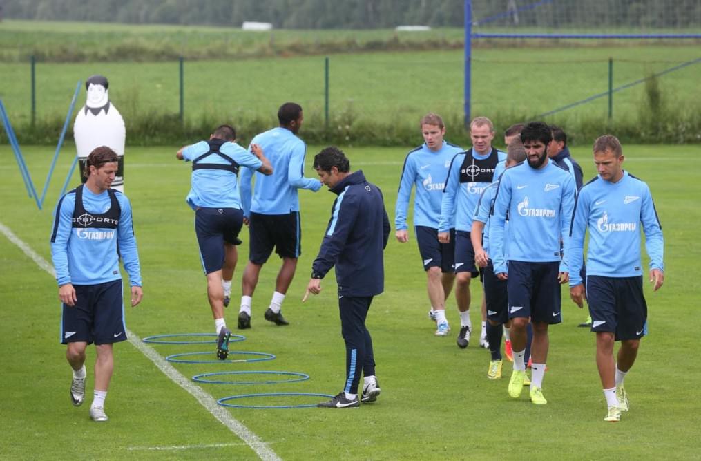 Сборы в Австрии: 15 июля, утренняя тренировка