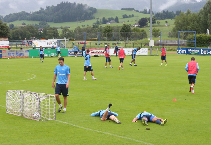 Сборы в Австрии: 15 июля, утренняя тренировка