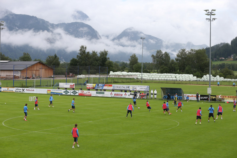 Сборы в Австрии: 15 июля, утренняя тренировка