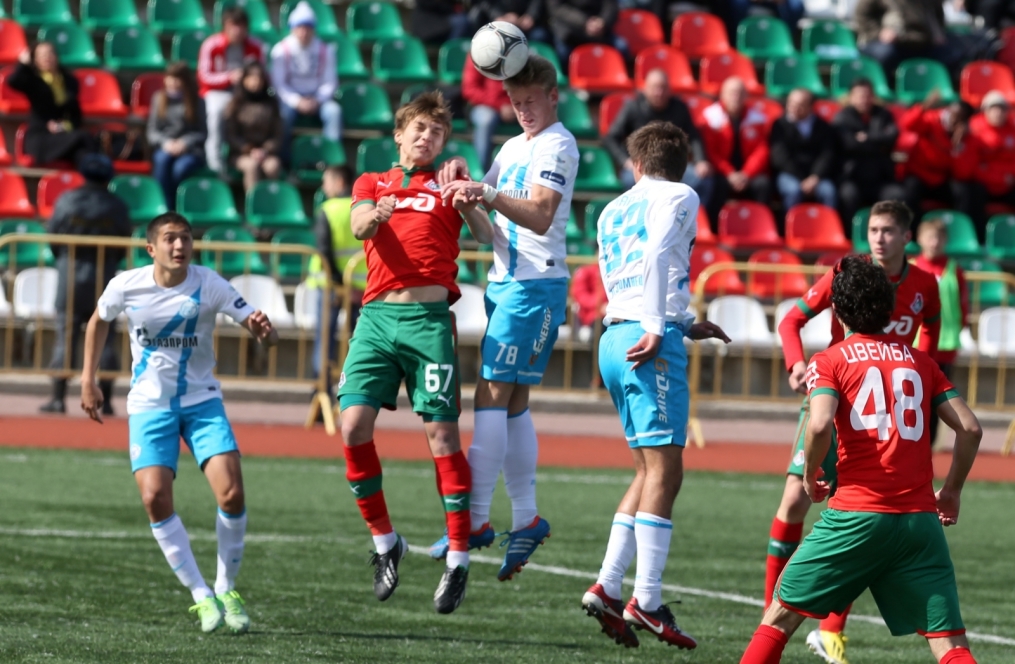 Первенство России среди молодежных команд. Матч «Локомотив» — «Зенит»