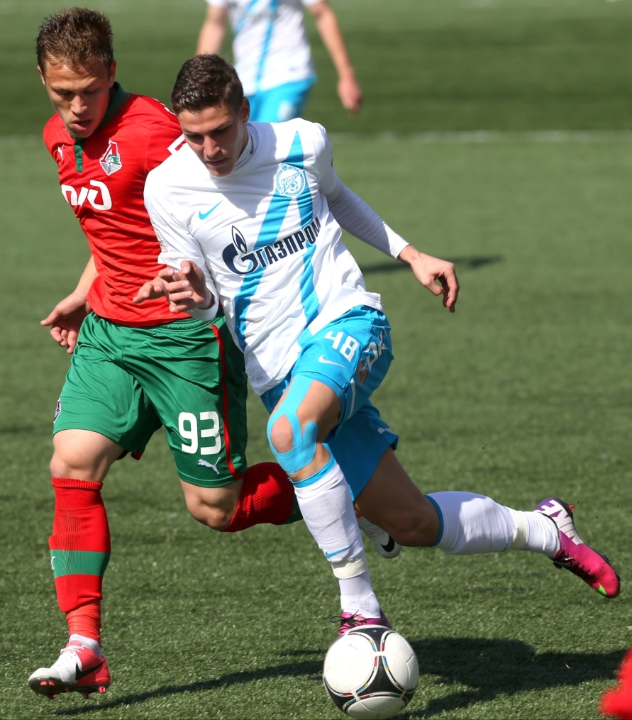 Первенство России среди молодежных команд. Матч «Локомотив» — «Зенит»