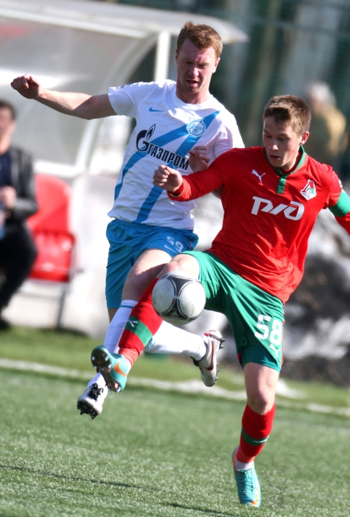 Первенство России среди молодежных команд. Матч «Локомотив» — «Зенит»