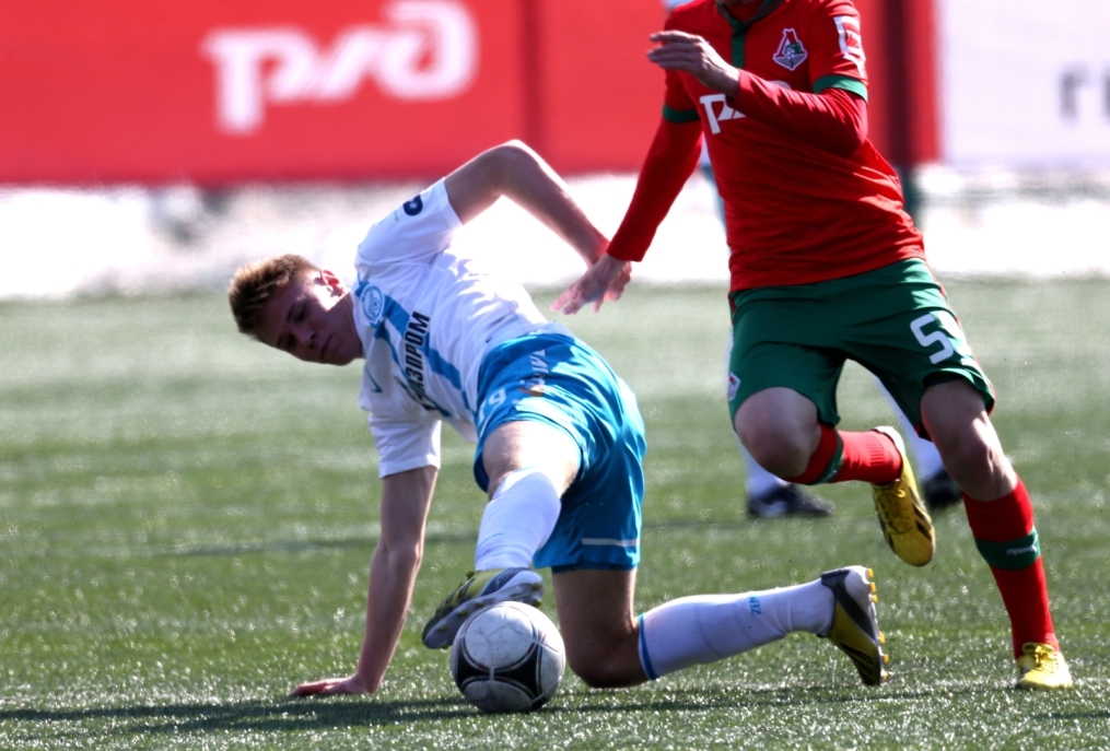 Первенство России среди молодежных команд. Матч «Локомотив» — «Зенит»