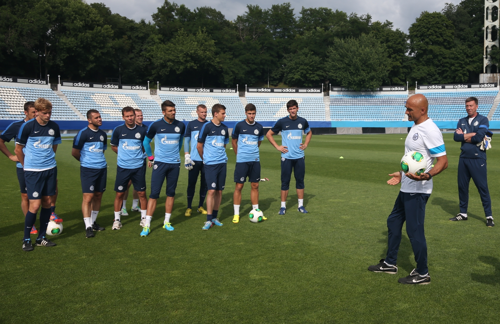 Сборы в Киеве: 1 июля, вечерняя тренировка