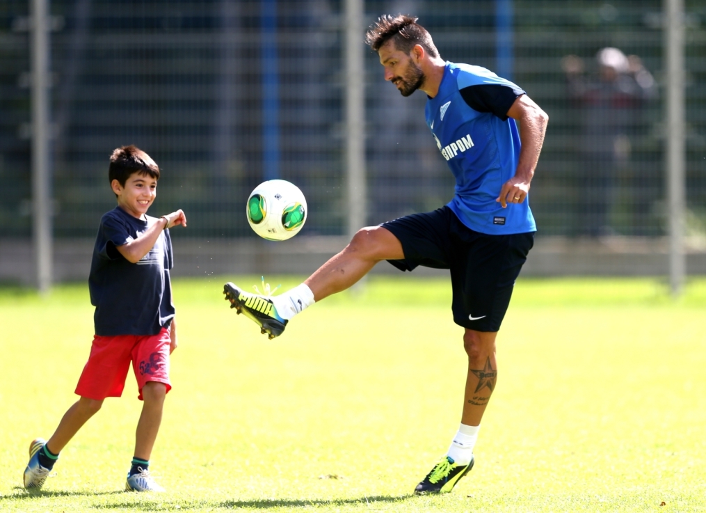 Тренировка «Зенита» перед матчем «Рубин» — «Зенит»
