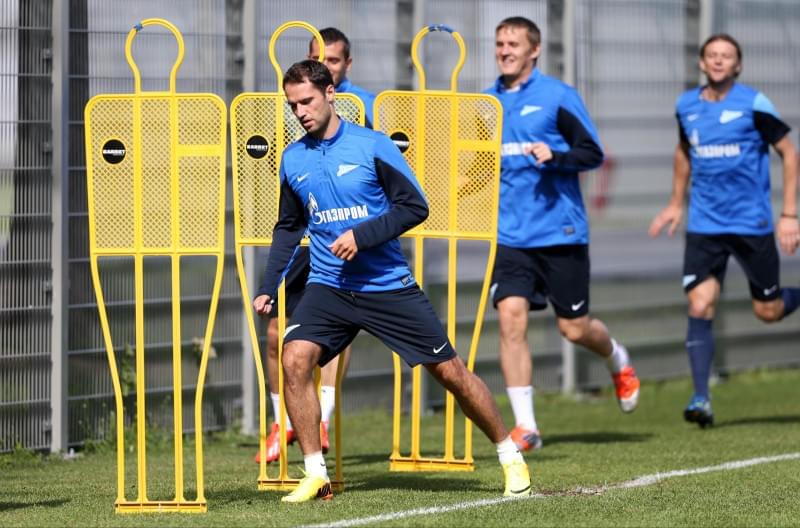 Тренировка «Зенита» перед матчем «Рубин» — «Зенит»