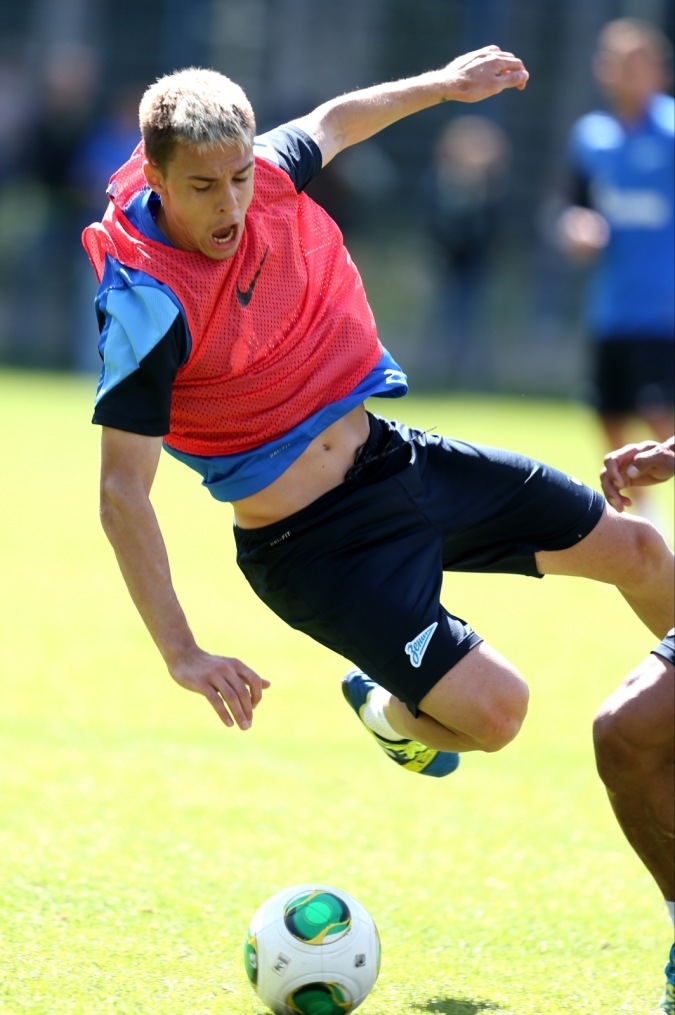 Тренировка «Зенита» перед матчем «Рубин» — «Зенит»