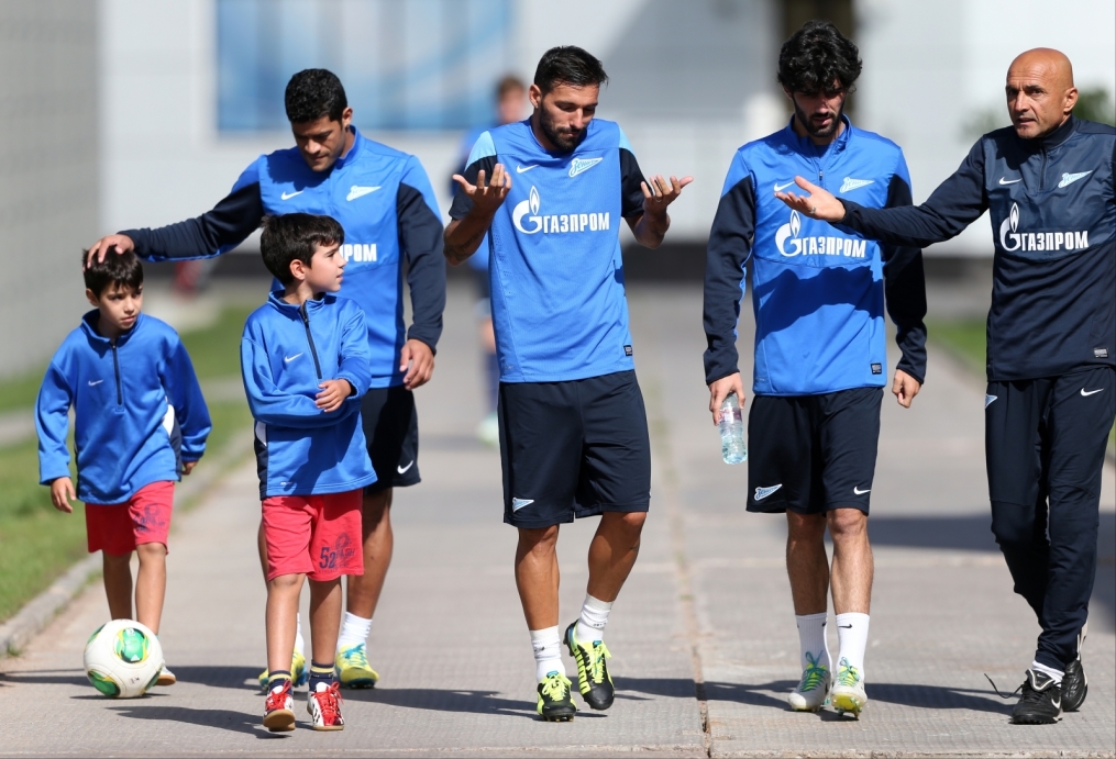 Тренировка «Зенита» перед матчем «Рубин» — «Зенит»
