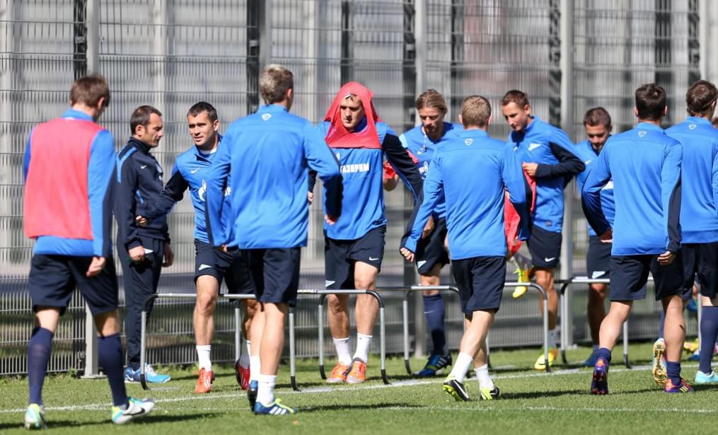 Тренировка «Зенита» перед матчем «Рубин» — «Зенит»