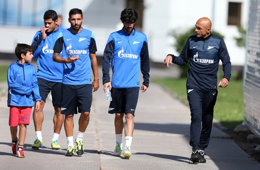 Тренировка «Зенита» перед матчем «Рубин» — «Зенит»