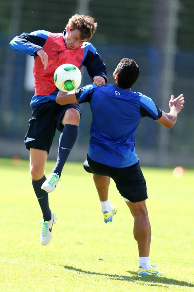 Тренировка «Зенита» перед матчем «Рубин» — «Зенит»