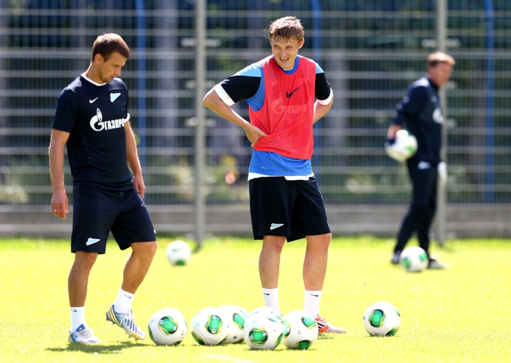 Тренировка «Зенита» перед матчем «Рубин» — «Зенит»