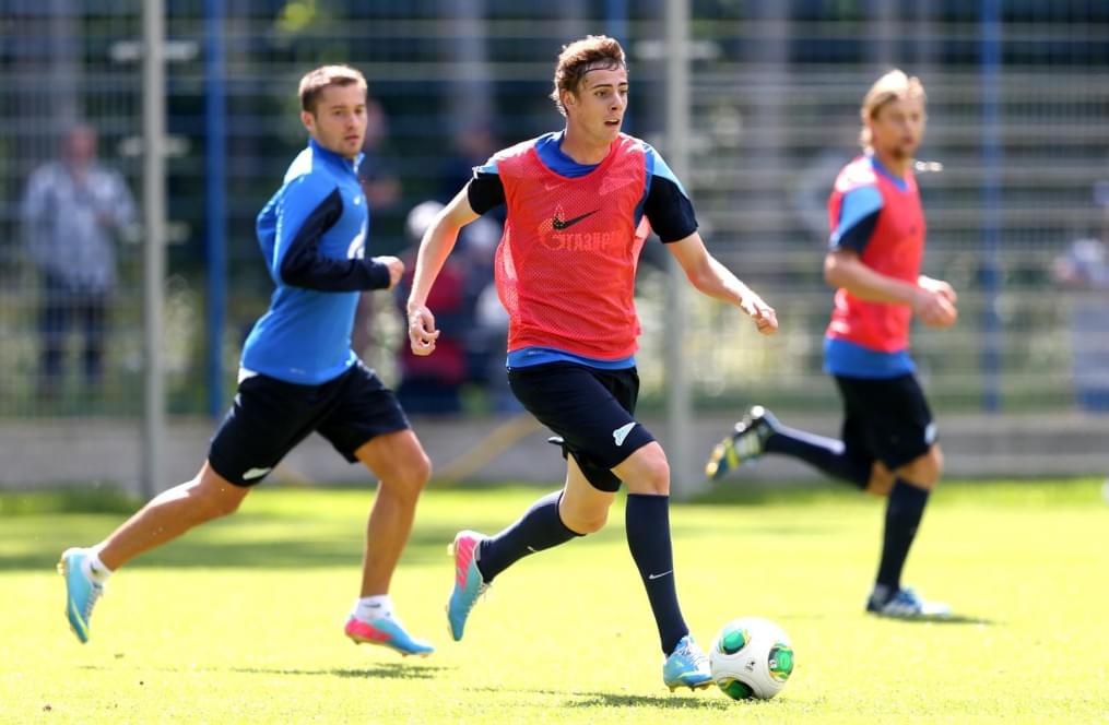 Тренировка «Зенита» перед матчем «Рубин» — «Зенит»