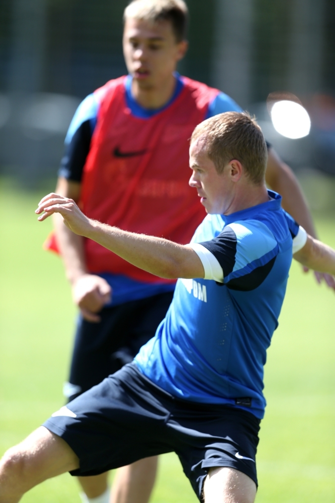 Тренировка «Зенита» перед матчем «Рубин» — «Зенит»