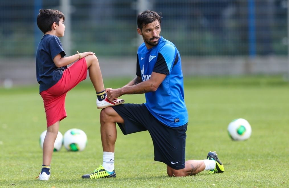 Тренировка «Зенита» перед матчем «Рубин» — «Зенит»