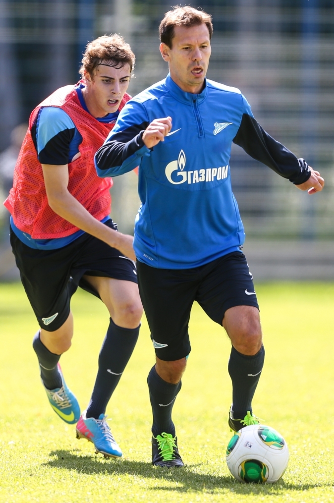 Тренировка «Зенита» перед матчем «Рубин» — «Зенит»