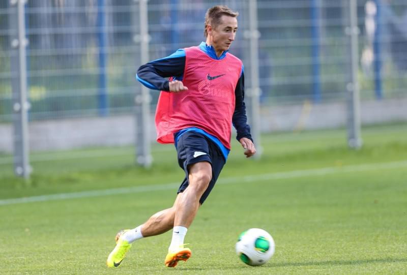 Тренировка «Зенита» перед матчем «Рубин» — «Зенит»