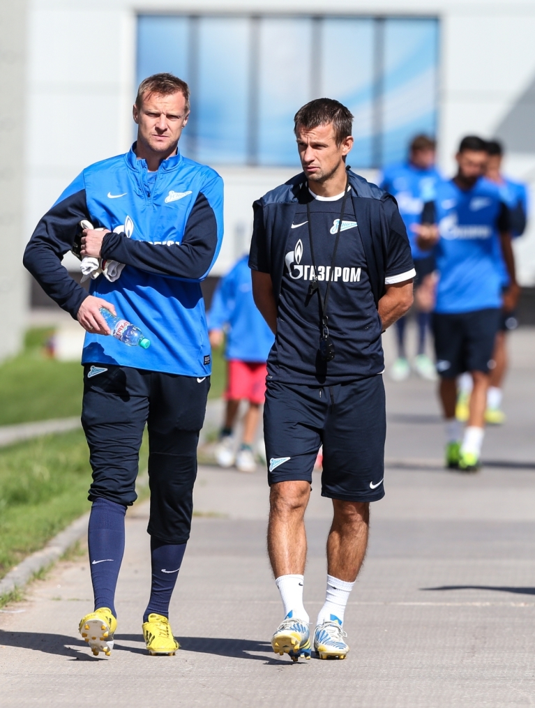 Тренировка «Зенита» перед матчем «Рубин» — «Зенит»