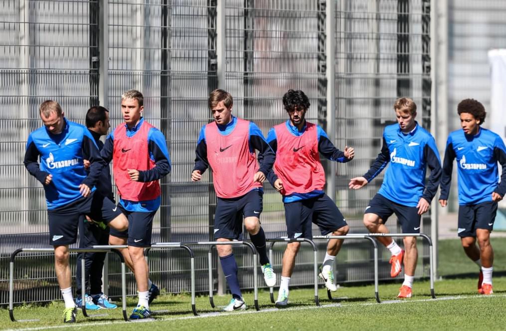 Тренировка «Зенита» перед матчем «Рубин» — «Зенит»