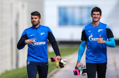 Тренировка «Зенита» перед матчем «Рубин» — «Зенит»