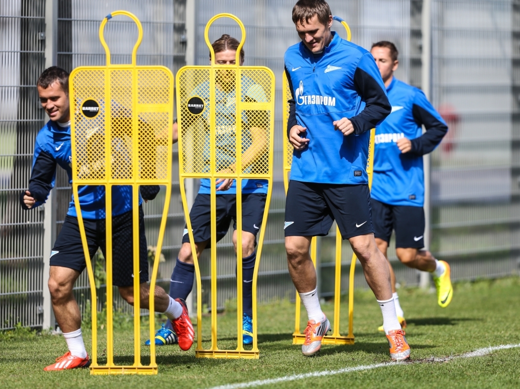 Тренировка «Зенита» перед матчем «Рубин» — «Зенит»