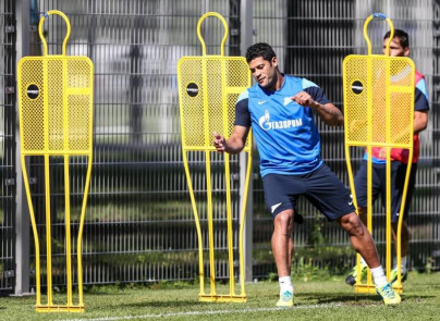 Тренировка «Зенита» перед матчем «Рубин» — «Зенит»