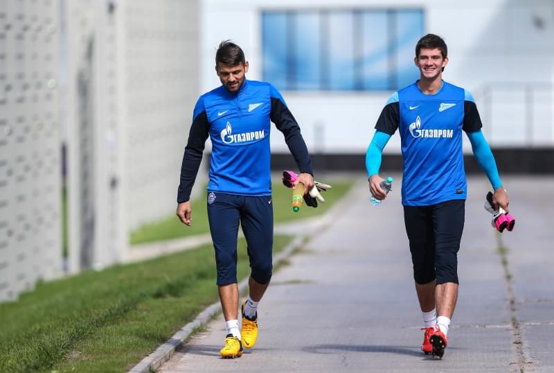 Тренировка «Зенита» перед матчем «Рубин» — «Зенит»