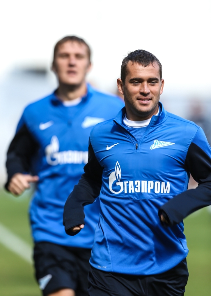 Тренировка «Зенита» перед матчем «Рубин» — «Зенит»