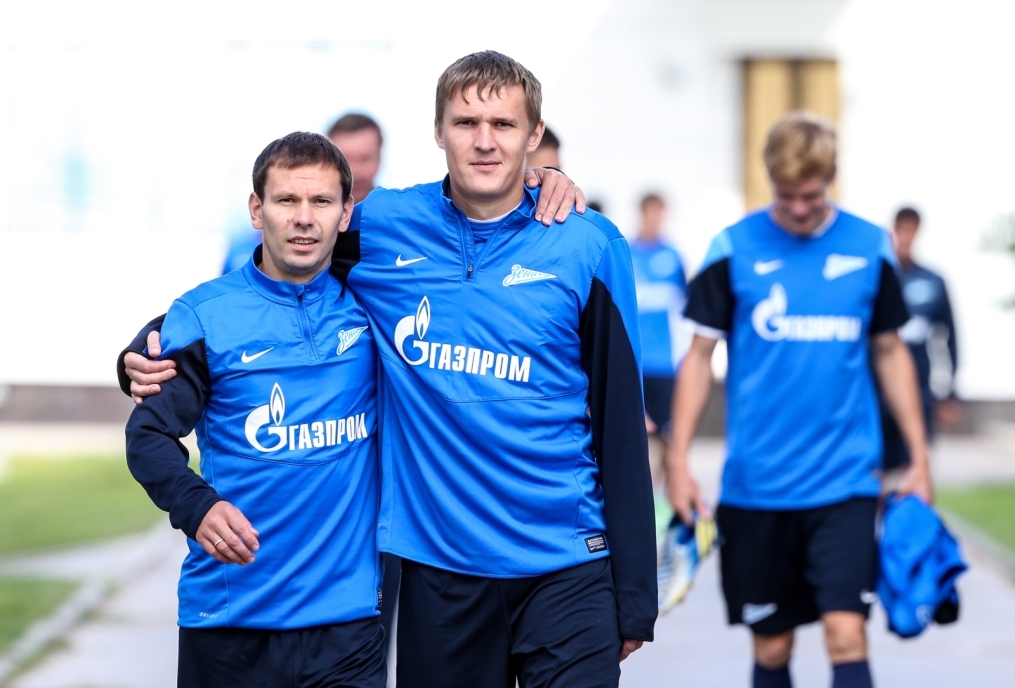 Тренировка «Зенита» перед матчем «Рубин» — «Зенит»