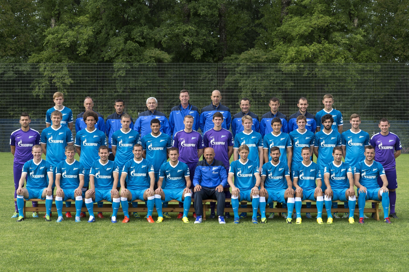 Фотосессия основного состава ФК «Зенит»