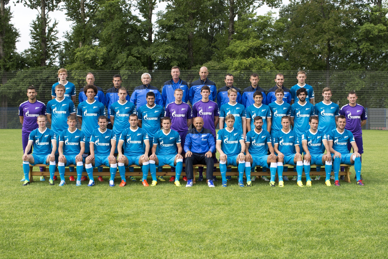 Фотосессия основного состава ФК «Зенит»