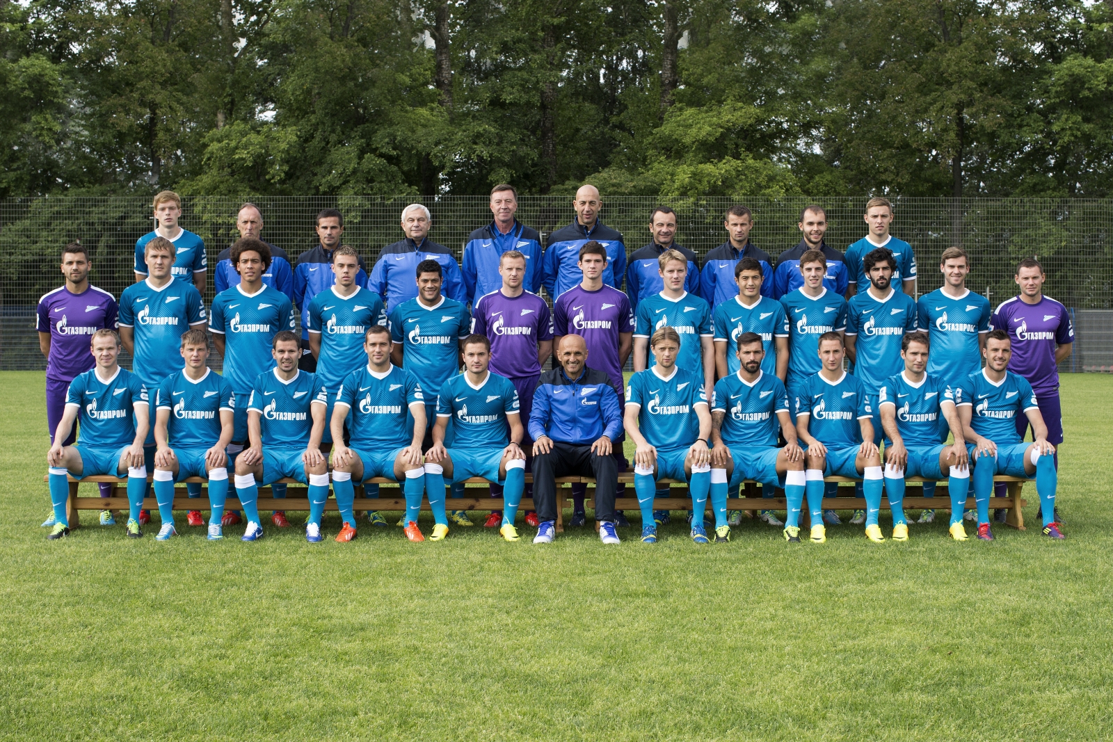 Фотосессия основного состава ФК «Зенит»