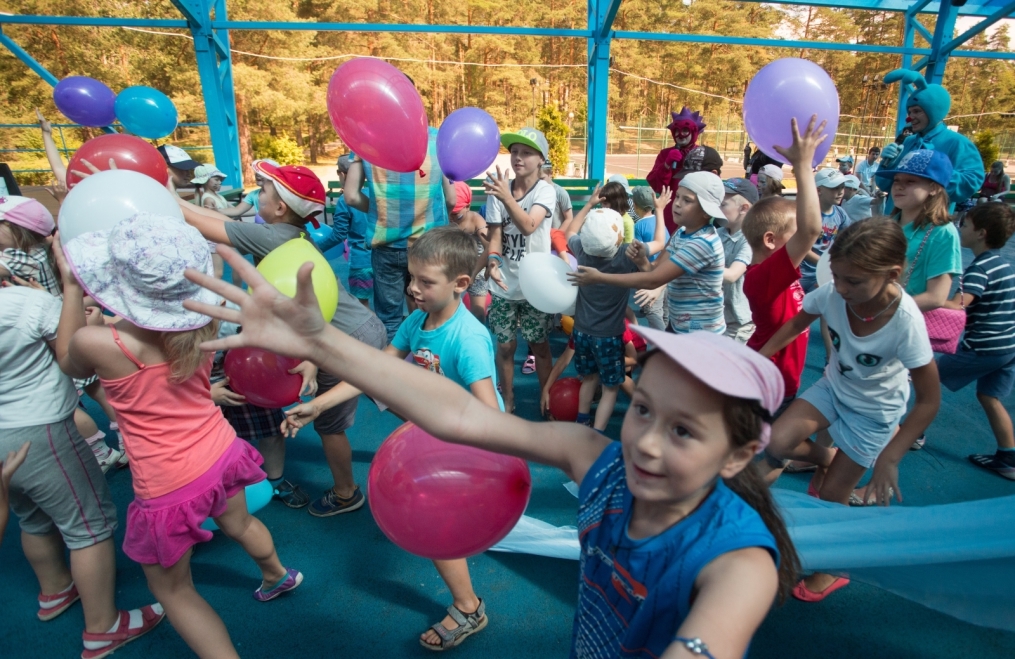 Голубой Лев посетил детский лагерь«Звездный»