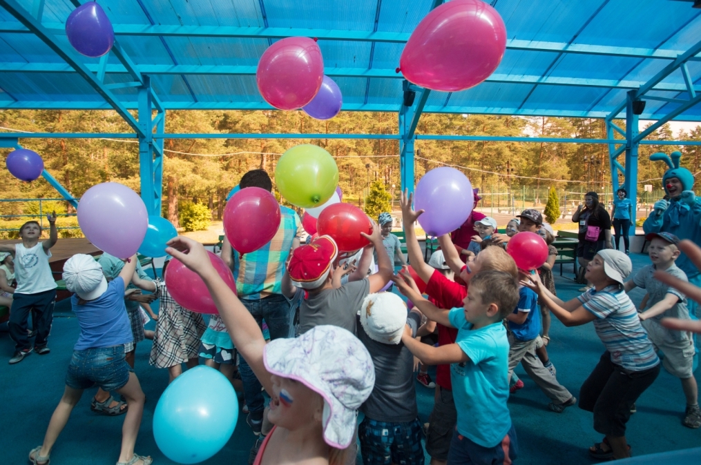 Голубой Лев посетил детский лагерь«Звездный»