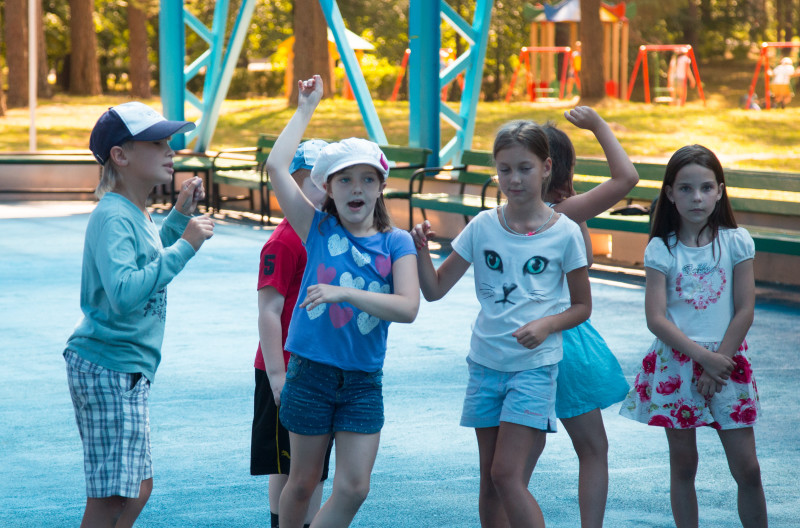 Голубой Лев посетил детский лагерь«Звездный»